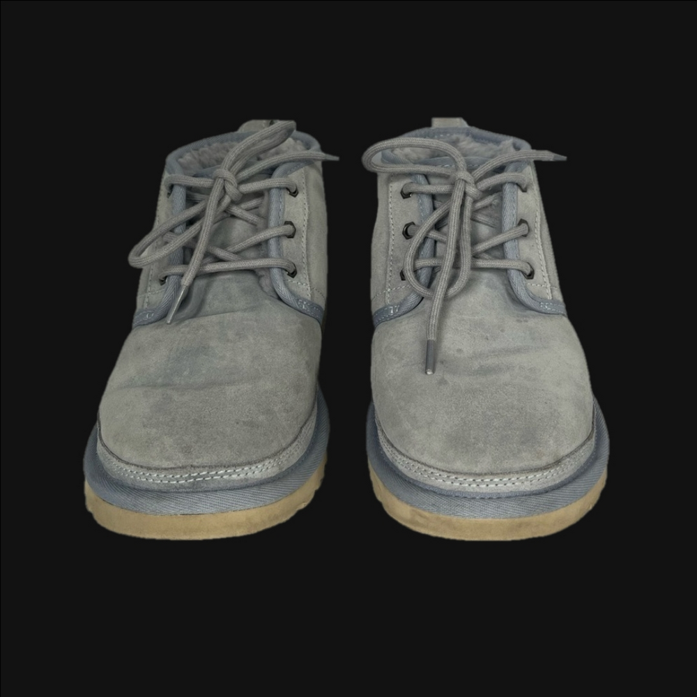 Grey UGG lace up ankle boots - Picture 4 of 8